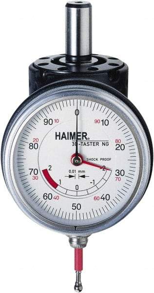 HAIMER - Positioning Indicators Type: Dial Positioning Indicator Point Diameter (mm): 4.00 - Eagle Tool & Supply