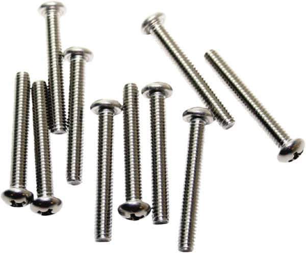 Acorn Engineering - #8-32, 1-1/4" Long Phillips Drive Machine Screw - Round Head, Grade 18-8 Stainless Steel, Uncoated - Eagle Tool & Supply