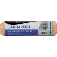 Bestt-Liebco - 3/8" Nap, 9" Wide Paint Roller Cover - Smooth Texture, Nylon & Polyester - Eagle Tool & Supply
