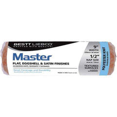 Bestt-Liebco - 1/2" Nap, 9" Wide Paint Roller Cover - Smooth Texture, Polyester - Eagle Tool & Supply