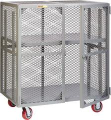 Little Giant - 2 Door, 2 Tier, Mobile Storage Locker - Eagle Tool & Supply