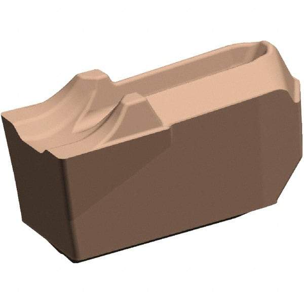 Kennametal - EC-U6 CR KCU25 Grade, 0.236" Cutting Width, Carbide Cutoff Insert - 0° Neutral Lead Angle, 0.016" Cnr Rad, TiOCN Coated, Single End - Eagle Tool & Supply
