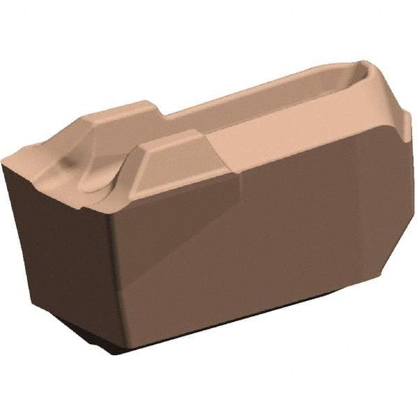 Kennametal - EC-U2 CL KCU25 Grade, 0.0787" Cutting Width, Carbide Cutoff Insert - 0° Neutral Lead Angle, 0.005" Cnr Rad, TiOCN Coated, Single End - Eagle Tool & Supply