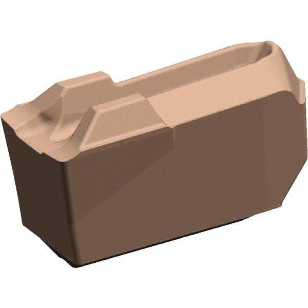 Kennametal - EC-U1B CL KCU25 Grade, 0.055" Cutting Width, Carbide Cutoff Insert - 0° Neutral Lead Angle, 0.006" Cnr Rad, TiOCN Coated, Single End - Eagle Tool & Supply