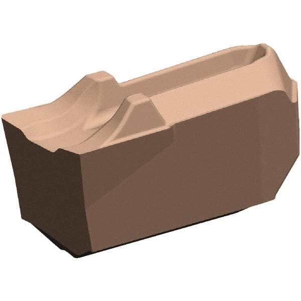 Kennametal - EC-U4 CF KCU25 Grade, 0.1575" Cutting Width, Carbide Cutoff Insert - 0° Neutral Lead Angle, 0.008" Cnr Rad, AlTiN Coated, Single End - Eagle Tool & Supply
