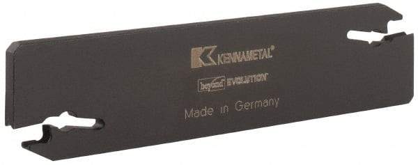 Kennametal - 1.022" Blade Height, 0.158" Blade Width, 4.341" OAL, Neutral Cut, Double End Indexable Cut-Off Blade - EVBS Blade, Beyond Evolution Series - Eagle Tool & Supply
