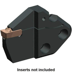 Kennametal - System Size 65, Left Hand Cut, 1.024" Max Depth of Cut, 0.236" Max Width of Cut, Modular Cutoff Cutting Unit Head - A2, A3, A4 Insert Style, 2.347" Head Length, 0.389" Center to Cutting Edge, Series Beyond Evolution - Eagle Tool & Supply