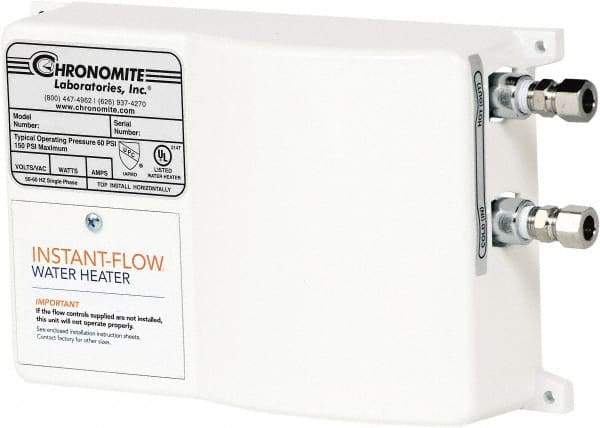 Chronomite - 277 Volt Electric Water Heater - 8.31 KW, 30 Amp, 10 Wire Gauge - Eagle Tool & Supply