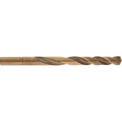 Milwaukee Tool - 31/64" Cobalt, 135° Point, Round with Flats Shank Maintenance Drill Bit - Exact Industrial Supply