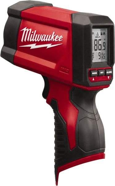 Milwaukee Tool - -18 to 550°C (-22 to 1022°F) Laser - 12:1 Distance to Spot Ratio - Eagle Tool & Supply