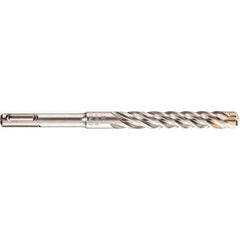 Milwaukee Tool - 1/4" Diam, SDS-Plus Shank, Carbide-Tipped Rotary & Hammer Drill Bit - Eagle Tool & Supply