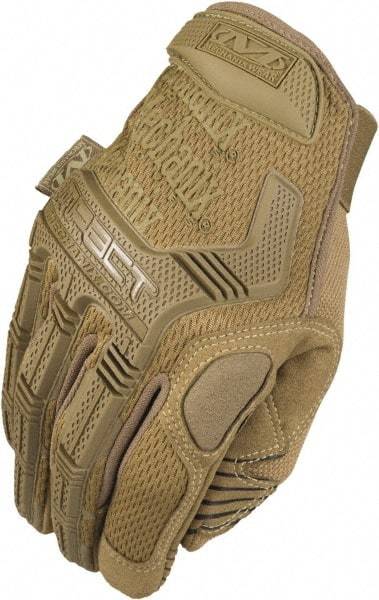 Mechanix Wear - Size 2XL Military Work Gloves - For Mechanic's & Lifting, Uncoated, Hook & Loop Cuff, Coyote, Paired - Eagle Tool & Supply