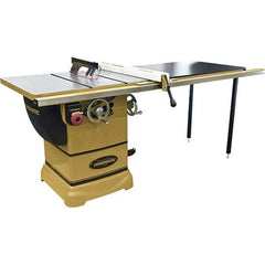 Jet - 10" Blade Diam, 5/8" Arbor Diam, 1 Phase Table Saw - 115/230 Volt, 3-1/8" Cutting Depth - Eagle Tool & Supply