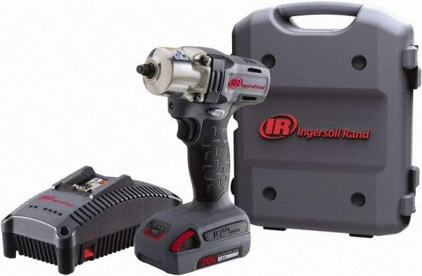 Ingersoll-Rand - 1/2" Drive 20 Volt Pistol Grip Cordless Impact Wrench & Ratchet - 1,700 RPM, 2,800 BPM, 160 Ft/Lb Torque, 1 Lithium-Ion Battery Included - Eagle Tool & Supply