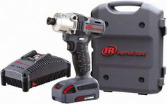 Ingersoll-Rand - 1/4" Drive 20 Volt Pistol Grip Cordless Impact Wrench & Ratchet - 1,900 RPM, 2,800 BPM, 160 Ft/Lb Torque, 1 Lithium-Ion Battery Included - Eagle Tool & Supply