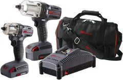 Ingersoll-Rand - 20 Volt Cordless Tool Combination Kit - Includes 1/2" Impact Wrench & 1/2" Drill/Driver, Lithium-Ion Battery Included - Eagle Tool & Supply