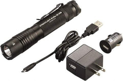 Streamlight - White LED Bulb, 850 Lumens, Industrial/Tactical Flashlight - Black Aluminum Body, 1 3.7V Lithium-Ion Battery Included - Eagle Tool & Supply