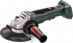 Metabo - 6" Wheel Diam, 9,000 RPM, Cordless Angle & Disc Grinder - 5/8-11 Spindle, 18 Volts - Eagle Tool & Supply