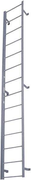 Cotterman - 77" 7 Step Fixed Ladder - Dock Ladder, 300 Lb Capacity, 21" Base Width x 9" Base Depth - Eagle Tool & Supply