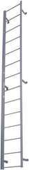 Cotterman - 110" 10 Step Fixed Ladder - Dock Ladder, 300 Lb Capacity, 21" Base Width x 9" Base Depth - Eagle Tool & Supply