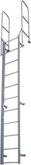 Cotterman - 164" 11 Step Fixed Ladder - Dock Ladder, 300 Lb Capacity, 27" Base Width x 18" Base Depth - Eagle Tool & Supply