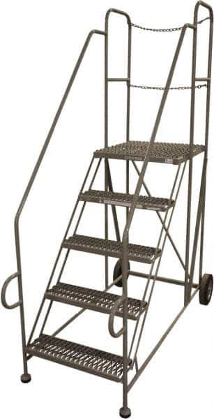 Cotterman - 69" 5 Step Platform - Work Platform, 800 Lb Capacity, 33" Base Width x 86" Base Depth - Eagle Tool & Supply