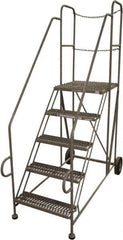 Cotterman - 69" 5 Step Platform - Work Platform, 800 Lb Capacity, 33" Base Width x 86" Base Depth - Eagle Tool & Supply