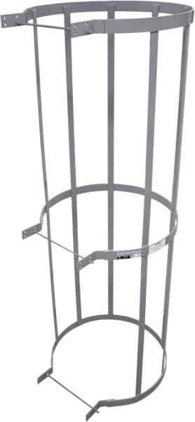 Cotterman - Ladder Modular Bolt-On Cage - Gray, Use with Uncaged Fixed Ladder - Eagle Tool & Supply
