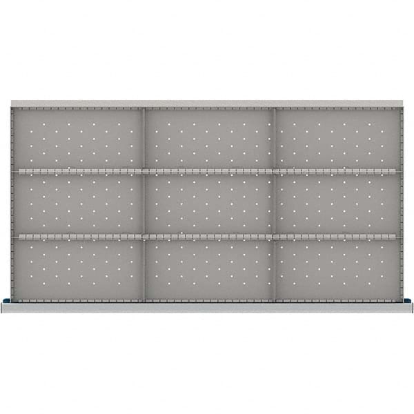 LISTA - 9-Compartment Drawer Divider Layout for 3.15" High Drawers - Eagle Tool & Supply