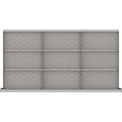 LISTA - 9-Compartment Drawer Divider Layout for 3.15" High Drawers - Eagle Tool & Supply