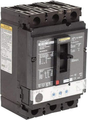 Square D - 100 Amp, 600 VAC, 3 Pole, Panel Mount Molded Case Circuit Breaker - Electronic Trip, Multiple Breaking Capacity Ratings, 14-3/0 AWG - Eagle Tool & Supply