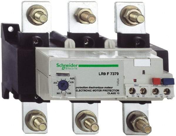 Schneider Electric - 380 to 630 Amp, 1,000 VAC, Thermal IEC Overload Relay - Trip Class 20, For Use with LC1F400, LC1F630 and LC1F800 - Eagle Tool & Supply