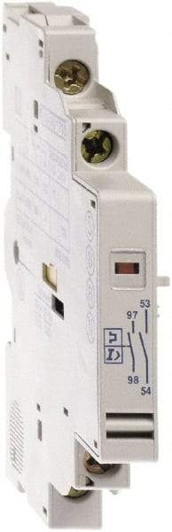 Schneider Electric - Circuit Breaker Auxiliary Contact Block - Use with GV2L, GV2LE, GV2ME, GV2P, GV2RT, GV3L, GV3P, TeSys - Eagle Tool & Supply