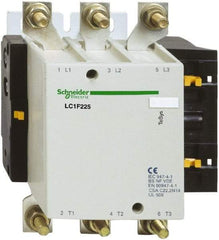 Schneider Electric - 3 Pole, 225 Amp at 440 VAC and 315 Amp at 440 VAC, Nonreversible IEC Contactor - Bureau Veritas, CCC, CSA, DNV, EN/IEC 60947-1, EN/IEC 60947-4-1, GL, JEM 1038, LROS, RINA, RMRoS, RoHS Compliant, UL Listed - Eagle Tool & Supply