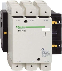 Schneider Electric - 3 Pole, 185 Amp at 440 VAC and 275 Amp at 440 VAC, Nonreversible IEC Contactor - Bureau Veritas, CCC, CSA, DNV, EN/IEC 60947-1, EN/IEC 60947-4-1, GL, JEM 1038, LROS, RINA, RMRoS, RoHS Compliant, UL Listed - Eagle Tool & Supply