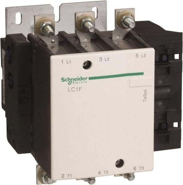 Schneider Electric - 3 Pole, 110 Coil VAC, 265 Amp at 440 VAC, Nonreversible IEC Contactor - Bureau Veritas, CCC, CSA, DNV, EN/IEC 60947-1, EN/IEC 60947-4-1, GL, JEM 1038, LROS, RINA, RMRoS, RoHS Compliant, UL Listed - Eagle Tool & Supply