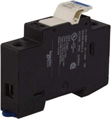 Schneider Electric - 1 Pole, 600 Volt, 30 Amp, DIN Rail Mount Fuse Holder - Compatible with CC Class, 17mm Wide Fuse - Eagle Tool & Supply