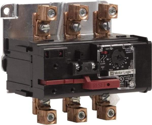 Square D - NEMA Size 3, 600 VAC, Thermal NEMA Overload Relay - For Use with Motor Logic - Eagle Tool & Supply