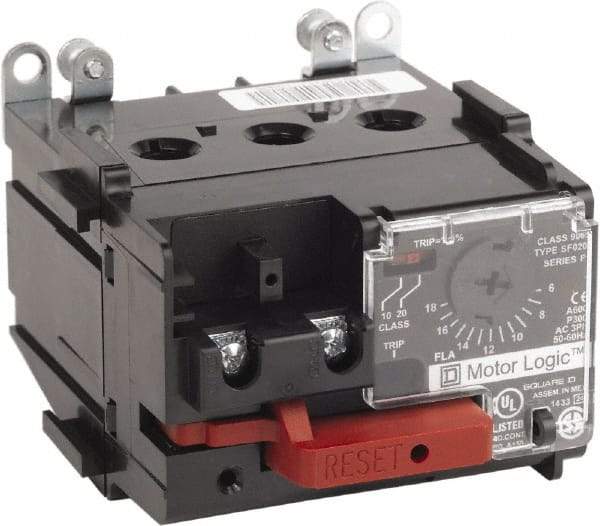 Square D - NEMA Size 0, 600 VAC, Thermal NEMA Overload Relay - For Use with Motor Logic - Eagle Tool & Supply