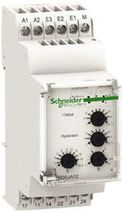 Schneider Electric - 2NO/2NC, 24-240 VAC/DC Control Relay - 0.15, 0.50, 1.50 to 1.50, 5, 15 Amps - Eagle Tool & Supply