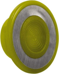 Schneider Electric - Extended Mushroom Head Pushbutton Switch Cap - Yellow, Illuminated - Eagle Tool & Supply