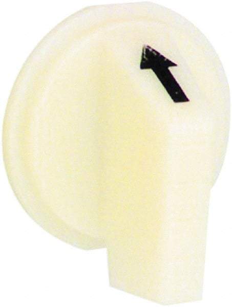 Schneider Electric - 30mm, White, Selector Switch Operating Knob - For Use with Selector Switch - Eagle Tool & Supply