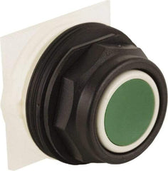 Schneider Electric - 30mm Mount Hole, Extended Straight, Pushbutton Switch Only - Green Pushbutton, Momentary (MO) - Eagle Tool & Supply