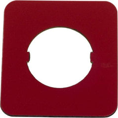 Square D - Legend Plate - Emergency Stop - 30mm Hole Diameter - Eagle Tool & Supply