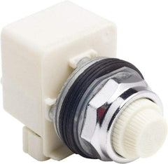 Schneider Electric - 120 V White Lens LED Indicating Light - Screw Clamp Connector - Eagle Tool & Supply