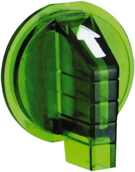 Schneider Electric - 30mm, Green, Selector Switch Operating Knob - For Use with Selector Switch - Eagle Tool & Supply