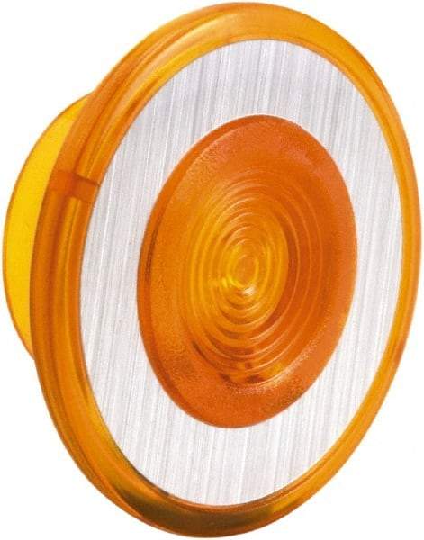 Schneider Electric - Pushbutton Switch Push-Pull Knob - Amber, Round Button, Nonilluminated - Eagle Tool & Supply