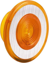 Schneider Electric - Pushbutton Switch Push-Pull Knob - Amber, Round Button, Nonilluminated - Eagle Tool & Supply