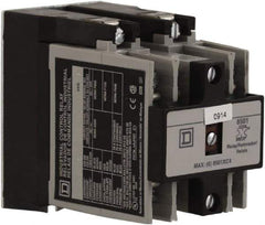 Square D - Electromechanical Screw Clamp General Purpose Relay - 20 Amp at 600 VAC, 4NO, 110 VAC at 50 Hz & 120 VAC at 60 Hz - Eagle Tool & Supply