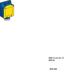 Telemecanique Sensors - 3.7 Inch Long, Metal Body, Limit Switch Body - For Use with ZCKD02, ZCKD029, ZCKD05, ZCKD06, ZCKD08, ZCKD10, ZCKD109, ZCKD15, ZCKD16, ZCKD17, ZCKD21, ZCKD219, ZCKD23, ZCKD239, ZCKD41, ZCKD59, ZCKD81, ZCKD91 - Eagle Tool & Supply